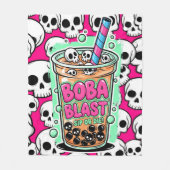 Boba Blast – Sip or Die! – Fleece Blanket (Vorderseite)