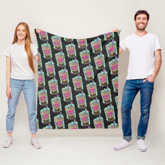 Boba Blast – Sip or Die! Fleece Blanket (Beispiel)