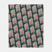 Boba Blast – Sip or Die! Fleece Blanket (Vorderseite)
