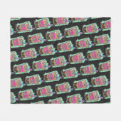 Boba Blast – Sip or Die! Fleece Blanket (Vorderseite (Horizontal))