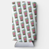 Boba Blast – Sip or Die! Foam Can/Bottle Cooler Selters Dosenkühler (Rückseite)