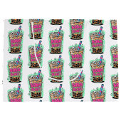 Boba Blast – Sip or Die! Gift Bag Große Geschenktüte (Rückseite)