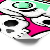 Boba Blast – Sip or Die! Glossy Poster (Ecke)