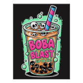 Boba Blast – Sip or Die! Glossy Poster (Vorderseite)