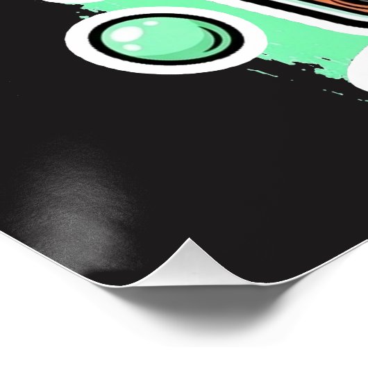 Boba Blast – Sip or Die! Glossy Poster (Ecke)