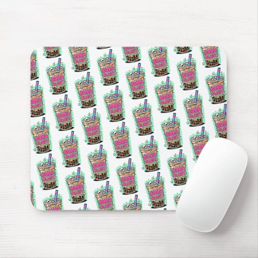 Boba Blast – Sip or Die! Mousepad (Mit Mouse)