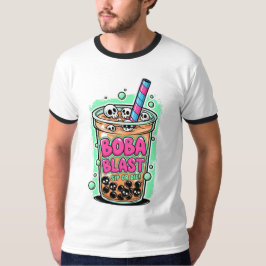 Boba Blast – Sip or Die! Ringer T-Shirt