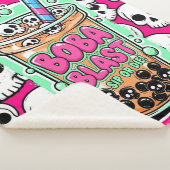 Boba Blast – Sip or Die! Sherpa Blanket Sherpadecke (3/4)