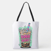Boba Blast – Sip or Die! Tote Bag Tasche (Rückseite)