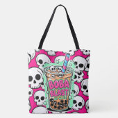 Boba Blast – Sip or Die! Tote Bag Tasche (Rückseite)
