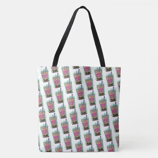 Boba Blast – Sip or Die! Tote Bag Tasche (Vorderseite)