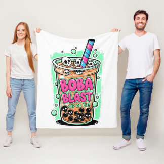 Boba Blast – Trinke oder stirb! – Fleece-Decke Fleecedecke