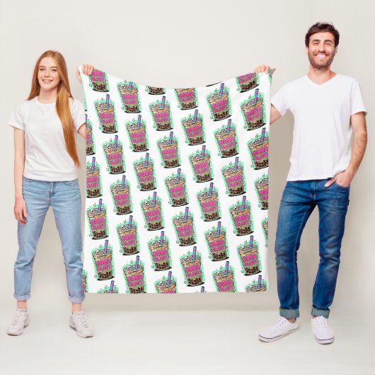 Boba Blast – Trinke oder stirb! Fleece-Decke Fleecedecke (Beispiel)