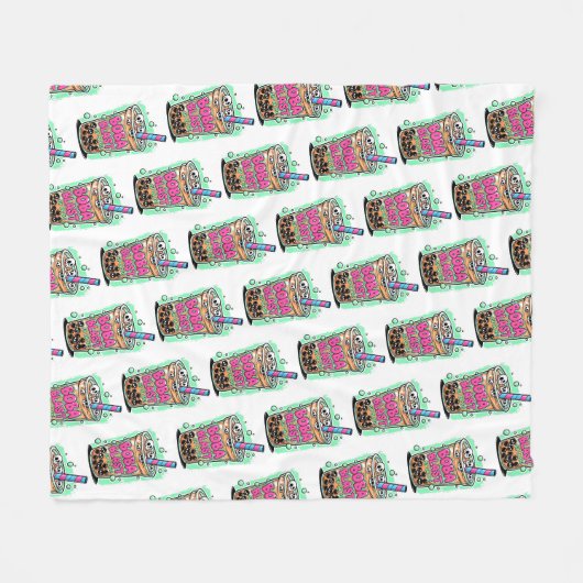 Boba Blast – Trinke oder stirb! Fleece-Decke Fleecedecke (Vorderseite (Horizontal))