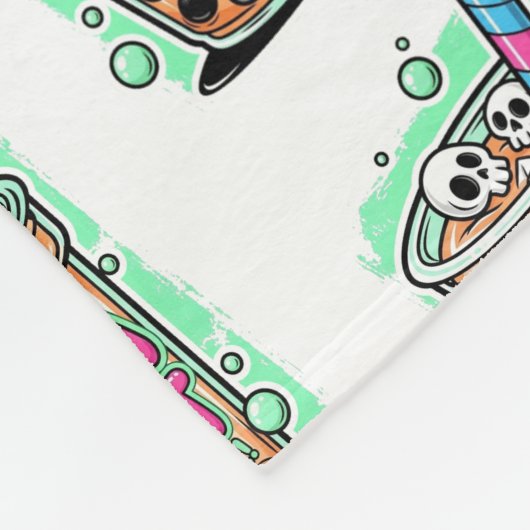 Boba Blast – Trinke oder stirb! Fleece-Decke Fleecedecke (Ecke)