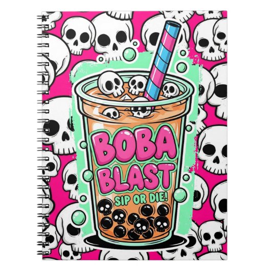Boba Blast – Trinke oder stirb! Notizblock (Vorderseite)