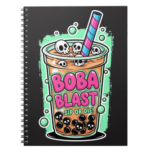 Boba Blast – Trinke oder stirb! Notizblock (Vorderseite)