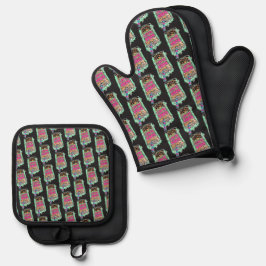 Boba Blast – Trinke oder stirb! Ofenhandschuh & Topflappen-Set