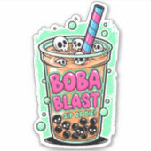Boba Blast – Trinke oder stirb! Vinyl-Aufkleber Aufkleber (Vorderseite)