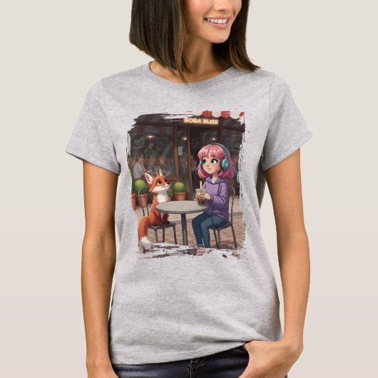 Boba Bliss and Chaos T-Shirt (Vorderseite)