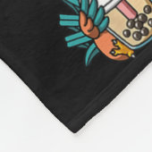 Boba Bubble Milk Tea Chinese Zodiacs Animal Lunar Fleecedecke (Ecke)