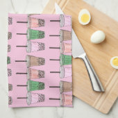 Boba Bubble Tapioca Pearl Milk Tea Drinks Geschirrtuch (Viertel Falte)