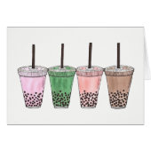 Boba Bubble Tapioca Pearl Milk Tee Drinks Feinschm (Vorderseite (Horizontal))