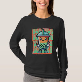 Boba Bubble Tea Kawaii Niedlicher Cartoon T-Shirt