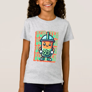 Boba Bubble Tea Kawaii Niedlicher Cartoon T-Shirt