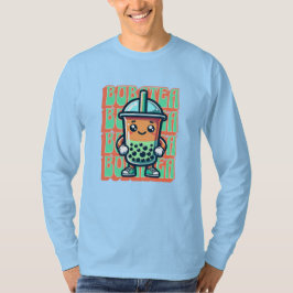 Boba Bubble Tea Kawaii Niedlicher Cartoon T-Shirt