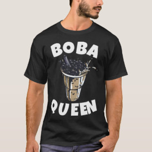 Boba Bubble Tea Sweet Drink Queen appaloosa Pferd T-Shirt