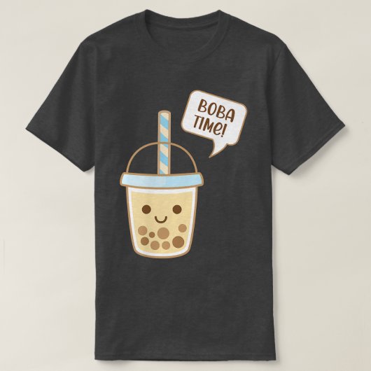 Boba Bubble Tea Time T-Shirt (Design vorne)