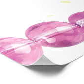 Boba Bubble Tee Geburtstags Begrüßungszeichen Poster (Ecke)