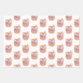 Boba Bubble Tee Niedlich und lustig Geschenkpapier Set (Vorderseite)