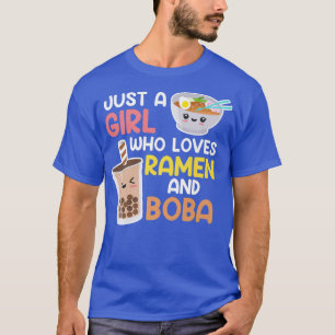 Boba Bubble Tee und Ramen Girl Japan