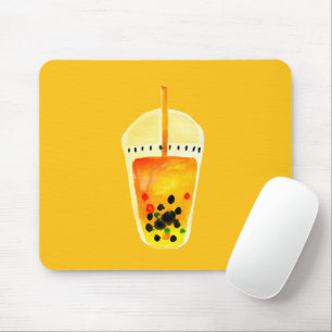 Boba Bubble Teebilderkunst Mousepad