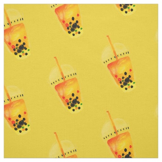 Boba Bubble Teebilderkunst Stoff (Muster)