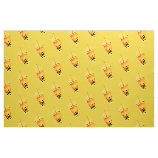 Boba Bubble Teebilderkunst Stoff (Fat Quarter (45,7 x 55,9 cm))