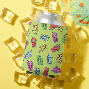 Boba Bubble Tees Muster Dosenkühler