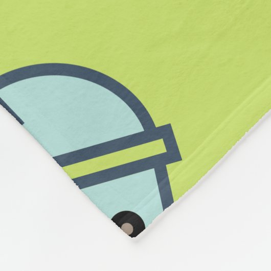 Boba Bubble Tees Muster Fleecedecke (Ecke)