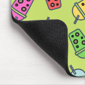 Boba Bubble Tees Muster Mousepad (Ecke)