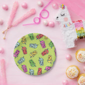 Boba Bubble Tees Muster Pappteller (Party)