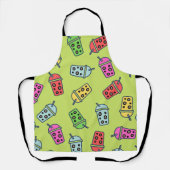 Boba Bubble Tees Muster Schürze (Vorderseite)