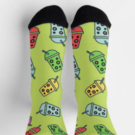 Boba Bubble Tees Muster Socken