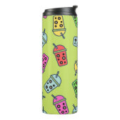 Boba Bubble Tees Muster Thermosbecher (Nach links gedreht)