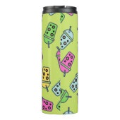 Boba Bubble Tees Muster Thermosbecher (Rückseite)