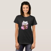 Boba Cat, Boba Catering, Katze mit dem Namen Bob, T-Shirt (Vorne ganz)