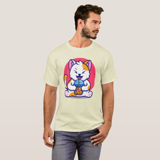 Boba Cat T-Shirt (Vorne ganz)