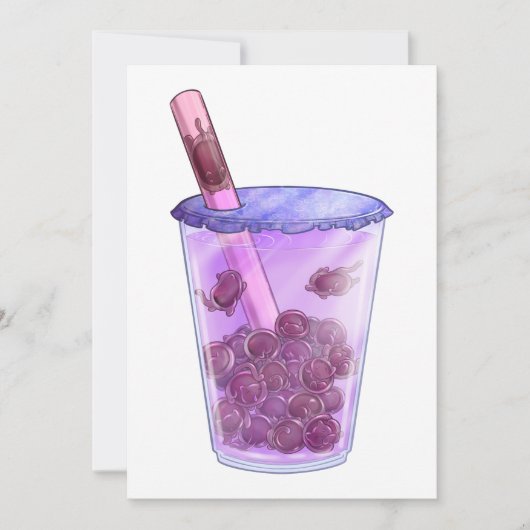 Boba Cats Dankeskarte (Vorderseite)