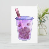 Boba Cats Dankeskarte (Stehend Vorderseite)